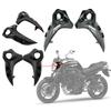 Fit For YAMAHA FZ6 FZ-6N FZ 6N 2004-2010 Carbon Fiber Pattern and Black Headlight Upper Side Bracket Holder Frame Fairing