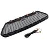 Matt Black Front Bumper Grill Grille Fit Ford Transit MK8 2015-2018 Raptor w/LED