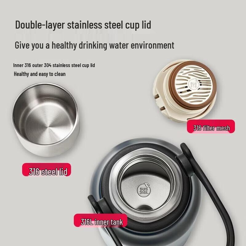 TAFUCO 316L Stainless Steel Insulated Water Bottle