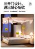 Bed mosquito net, baby anti fall, three door, summer, double occupancy, family bedroom mosquito net