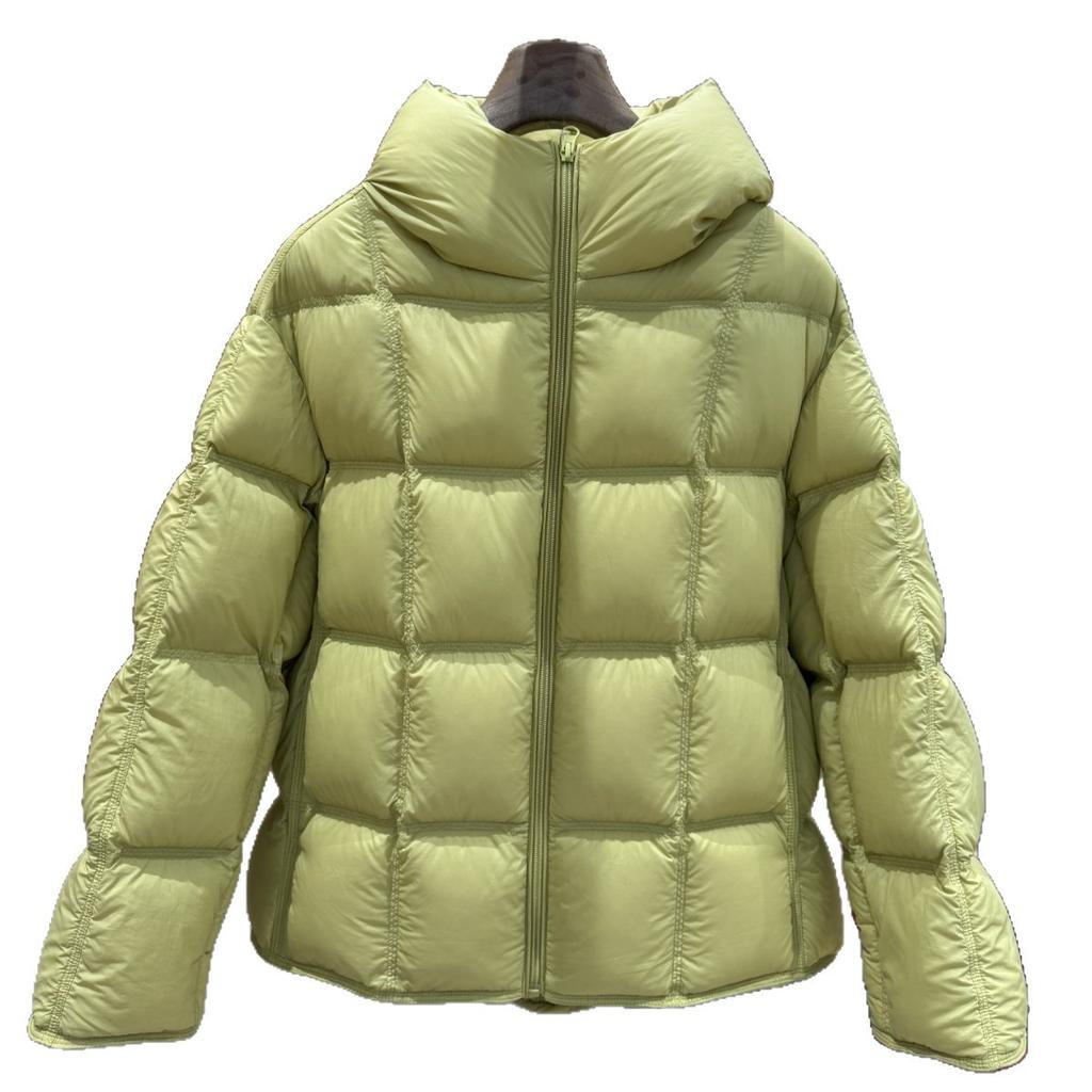 Winter New Hooded Down Jacket Women's Short Fashion White Duck Down Loose Puffs Thickened Bread Jacket
