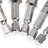 5pcs/set High Hardness Damaged Screw Extractor Thread Demolition Tools Bolt Remover  Home DIY