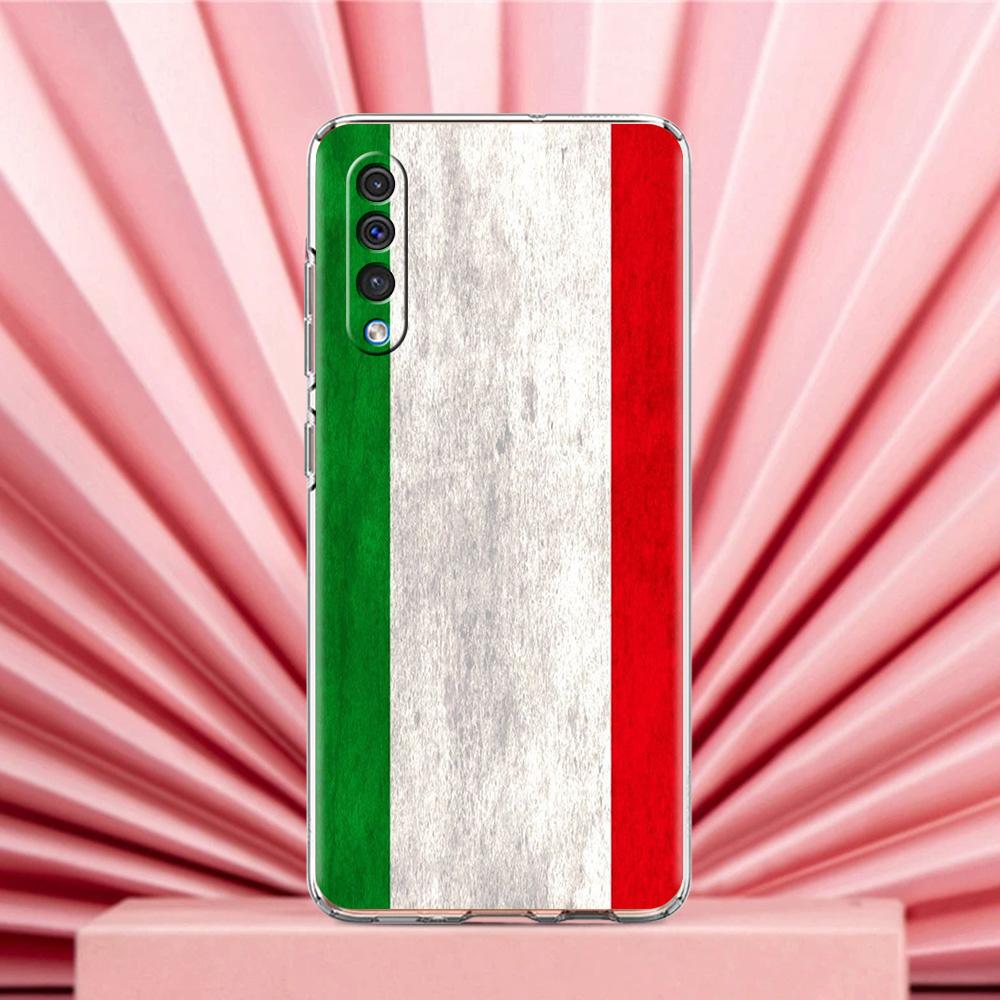 Phone Case For Samsung A56 A36 A26 A24 A16 A14 A12 A32 A50 A70 A20E A22 A40 A34 A54 A42 A52 5G A04s A06 Cover Italian flag