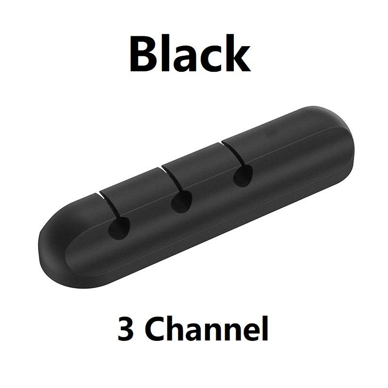 1PCS Cable Cord Wire Organizer Silicone USB Cable Winder Management Self Adhesive Clips For iPhone Huawei Mouse Keyboard Headset