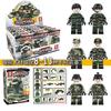 Tbs17-22 Sharp Blade Attack Military Building Block Minifigures Small Particles Assembled Doll Toy Bag