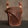 Genuine Leather Men's Waist Bag Retro style Phone Multifunctional Fashion Key Wallet Sports Phone Waist Bags For 6.5 In Phone