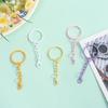 Key Rings with Chains and Lobster Clasps for Handmade DIY Jewelry Colorful Keychains for Girls Bag Charms Accessories Gifts