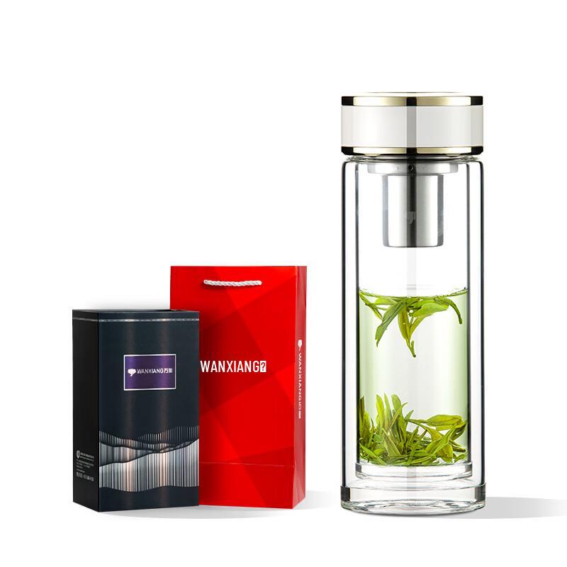 Vientiane Double-Walled Glass Tea & Water Bottle