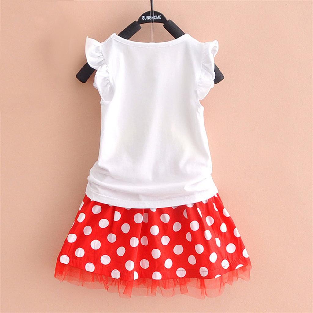 Cute Toddler Baby Girls Clothes Set Long Sleeve T-Shirt And Pants Kids 2pcs Outfits