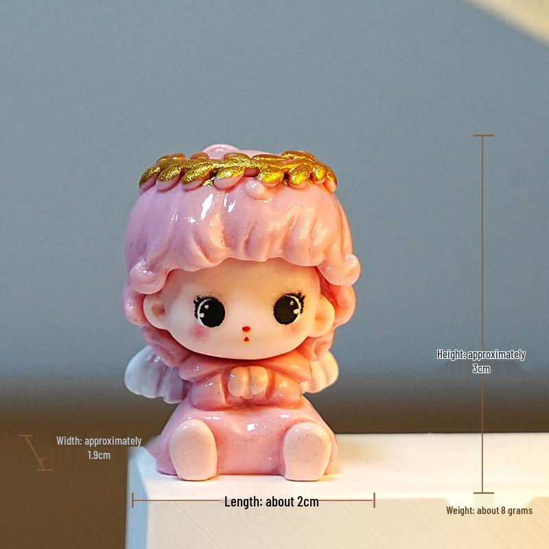 

Аксессуары для куклы-ангела из смолы: Милые DIY украшения для микроландшафтов и рабочих столов