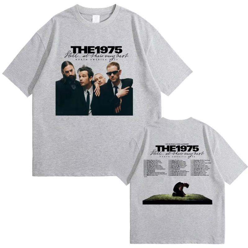Alternative Rock Band The 1975 Still At Their Very Best North America Tour Tshirt Unisex Women Casual Cotton Vintage T Shirts Tops