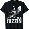 Er ist Rizzin Lustiges Jesus Basketball Meme Ostern Unisex T-Shirt Unisex T-Shirt