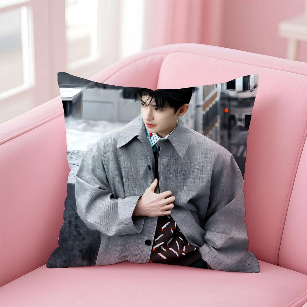 actor handsome YYang Yang Cushion Cover Pillow Case Soft Skin Friendly Fabric  Concealed Zipper