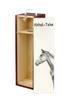 Akhal-Teke - Wine Box with a Horse, Alcohol Box with Graphics, Personalized Gift Box from the Art-Dog Brand