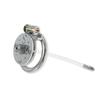 New Stainless Steel Chastity Lock Flat Plate S Hollow with Fine 5mm Catheter Chastity Device Penis Cage Sex Tool