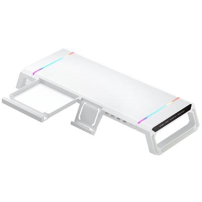 ICE COOREL Suport pentru Monitor și Laptop cu Hub USB și Iluminare RGB