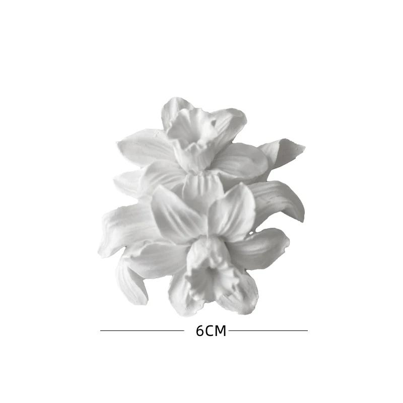 Jewelry Display Frame Creative Plaster Flower Shape Tabletop Ornaments Jewelry Decoration Display Photography Props