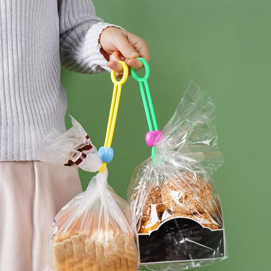 Dichtungsklammer Verstellbare Silikonbänder Snacks Mahlzeiten Vorratskammer Organisation Beutelclips Wiederverwendbare Küchenaufbewahrungslösung