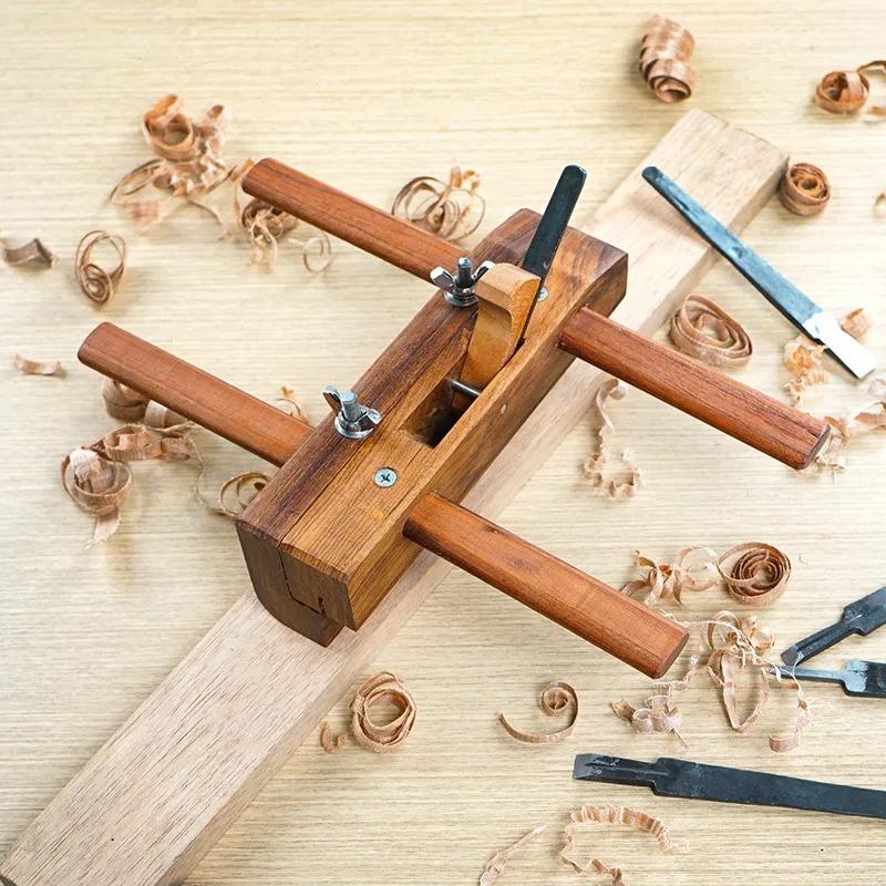 For Precision Trimming and Grooving 175mm Rosewood Woodworking Planer Adjustable Hand Planer High-Speed Steel Blade
