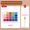 20/36/98 Farben Perlmutt-Aquarellfarbe - Intensiver Glanz Lichtechtheit Metallische Aquarellfarbe Set Glitzer Solide Pigmente