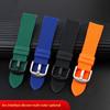 Classic Arc Interface New Waterproof Silicone WATCH Band for Huawei Samsung Watchband 20mm 22mm Rubber Strap for Mido Tissot Omega