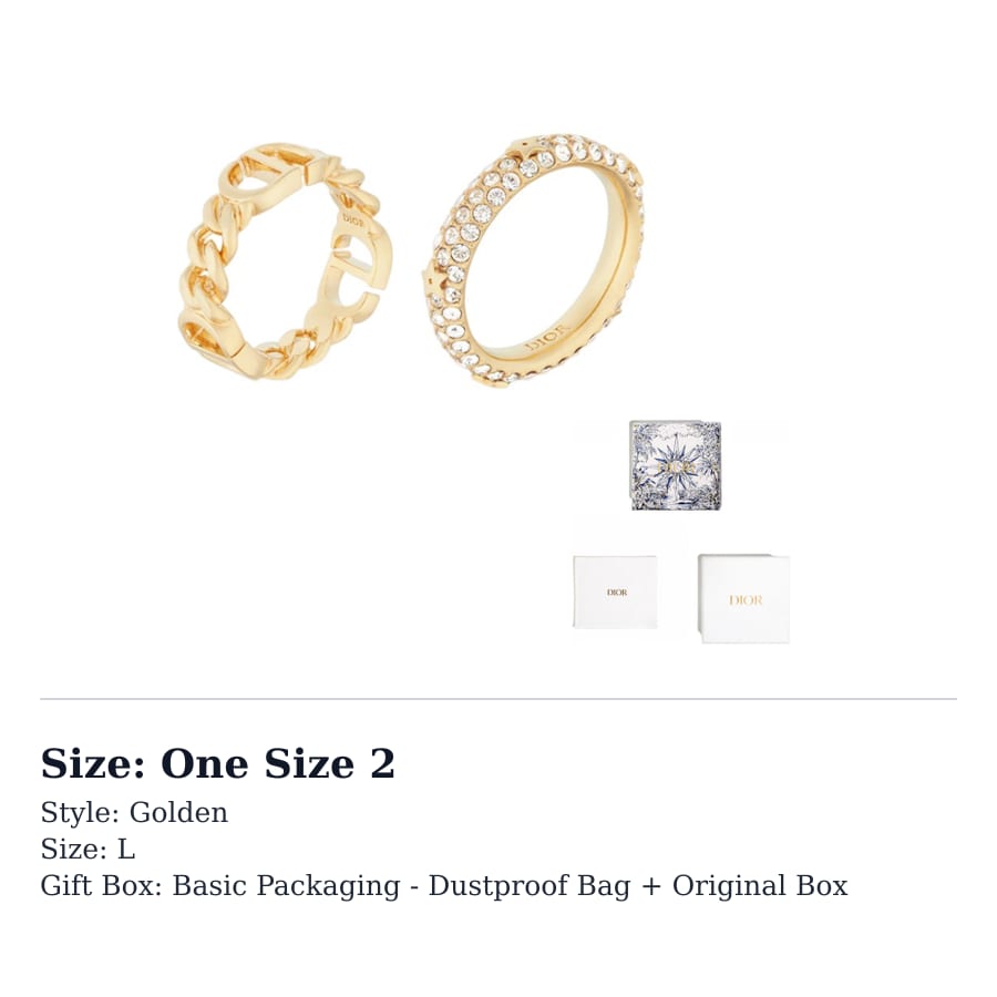 Dior Rings Women's R1287WOMCY-D301-TM