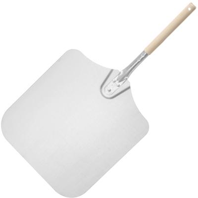 Lopata na pizzu s krátkou rukojetí, čtvercová, 355 x 710 mm, Hendi 618042