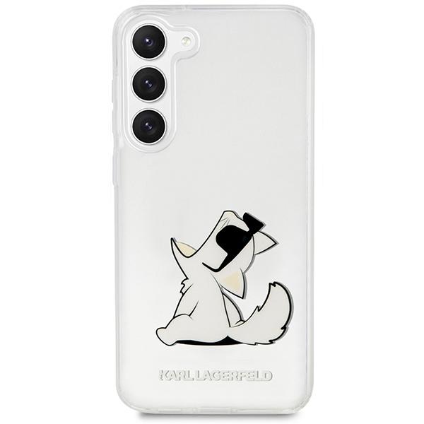 Karl Lagerfeld KLHCS23MCFNRC S23+ S916transparent hardcase Choupette Fun