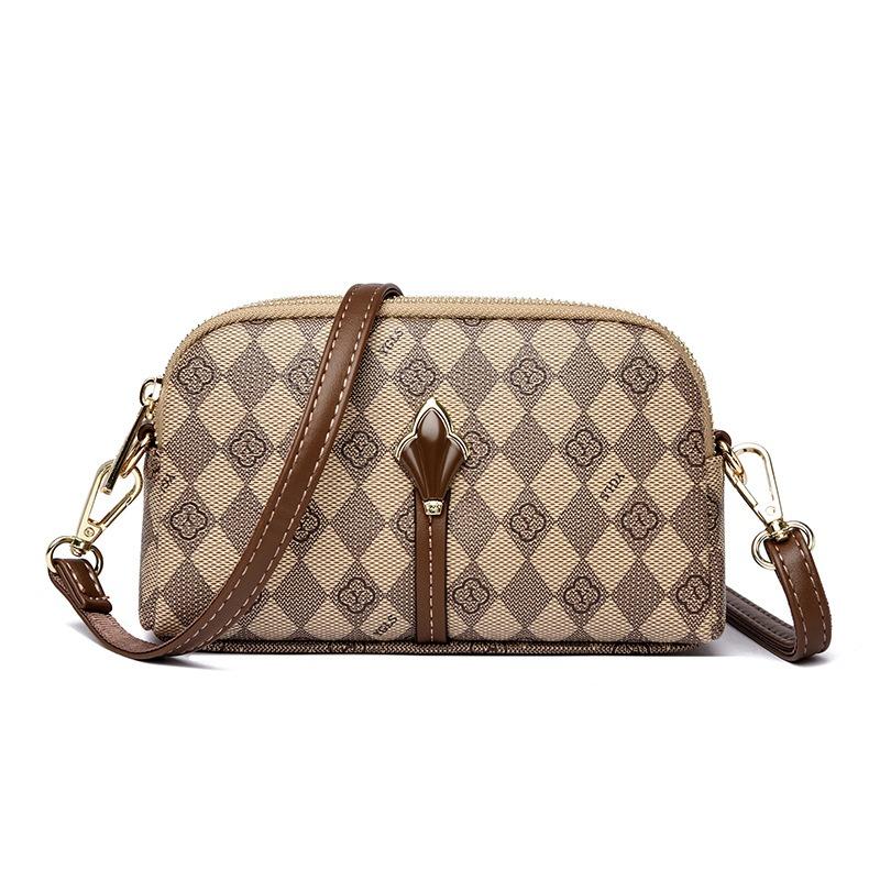 Large-capacity Retro Small Square Bag Simple Single-shoulder Stylish Crossbody Small Square Bag Casually