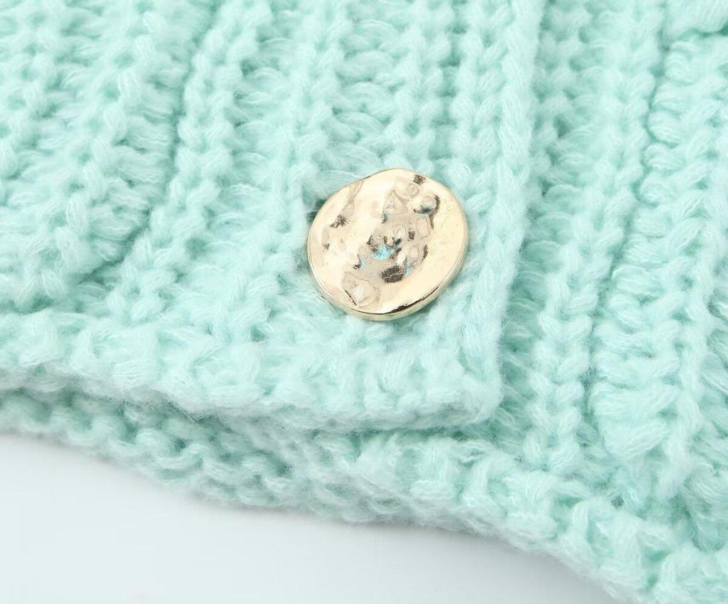 Women's Pocket Sleeveless Knitted Vest – 13 Colors, European & American Style, 2024 Spring & Autumn Collection