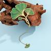 5 Pcs/Set Creative Book Markers Metal Reading Bookmarks Leaf Shape Page Markers Chinese Style Bookmarks for Book Lovers