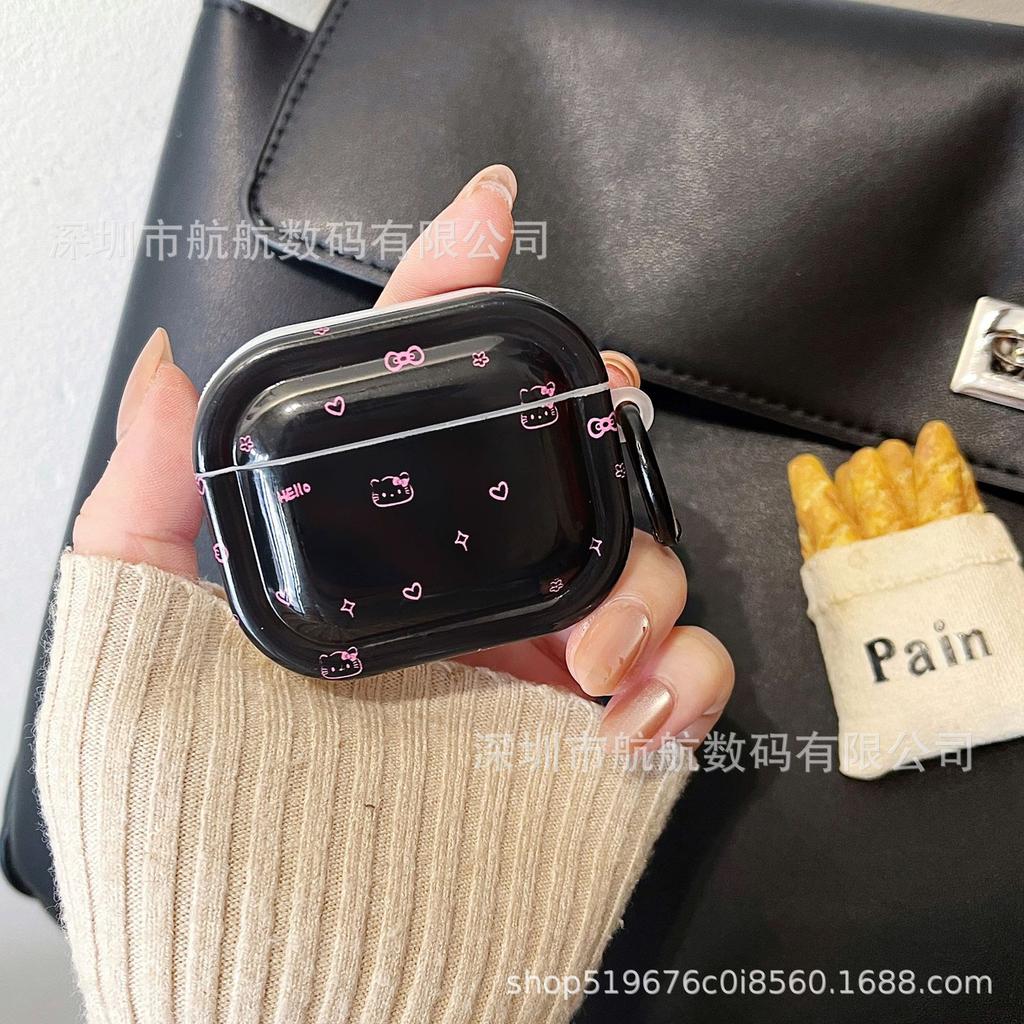 Popular Korean Cartoon Polka Dot Kitten AirPods 1 Generation Earphone Case 1st Generation 1st Generation Pro Bluetooth Protective Case