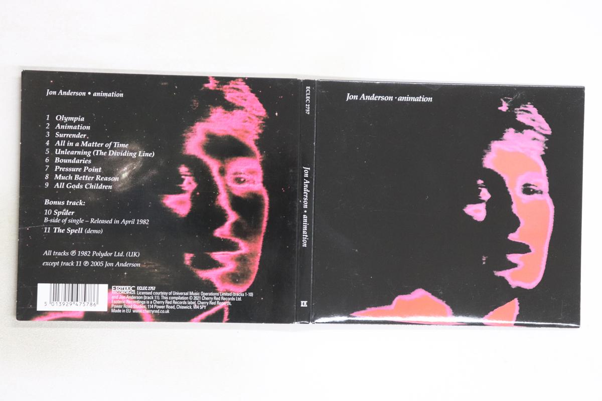 

CD JON ANDERSON Animation ECLEC2757 ESOTERIC RECORD 202 Japan Rock Used