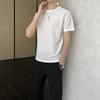 Men's Summer Ice Silk T-Shirt & Breathable Spandex Pants Set - High Elasticity, Sports Casual, Couple Style
