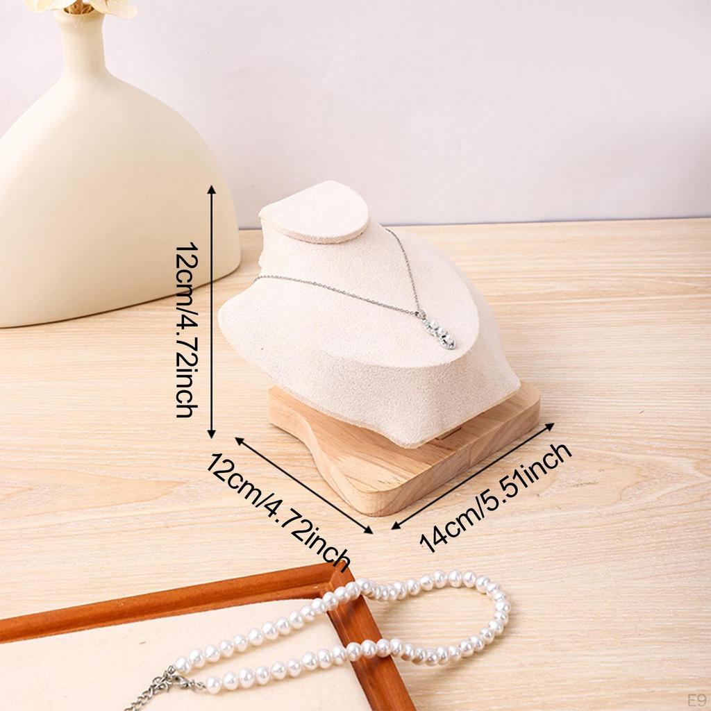 Jewelry Bust Holder for Necklace Storage, Organizer Living Room and Bedroom