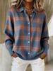 2025 Women's Autumn/Winter Striped Lapel Knitwear Coat