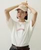 [Milkfed] GINGHAM LOGO CAP for women, BEIGE