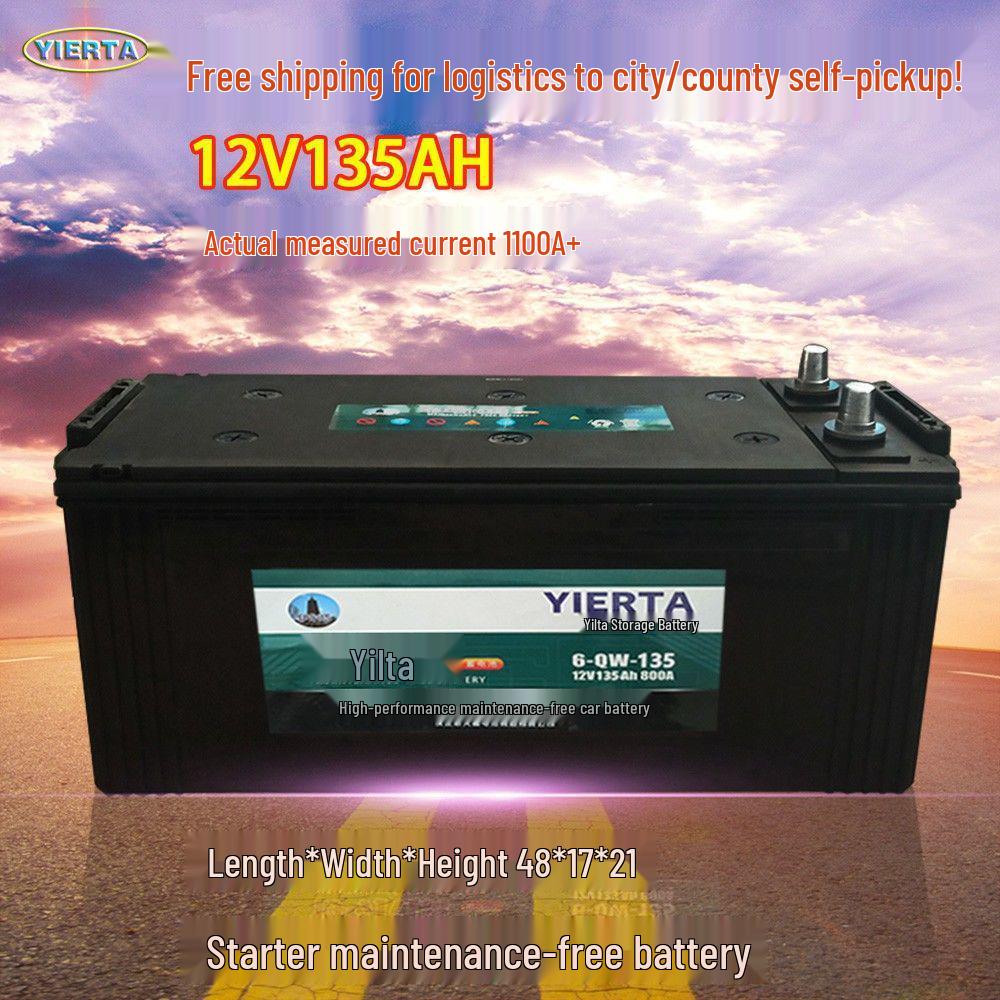 Camel Yilta Battery: 150AH and 180AH, ideal for cold climates and heavy-duty, passenger, or agricultural vehicles.