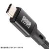 SANWA SUPPLY USB 20Gbps Type-C Cable (PD60W, 3m) KU-20GCCP6030
