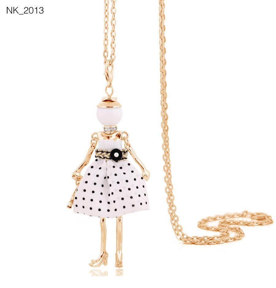 Cute Women Necklace Statement Lady Charm Long Trendy Necklace New Fashion Female Big Pendant Lovely Jewelry Gift