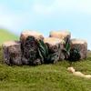 1 Pcs Tree Stump Bridge Model Mini Resin Fairy Garden Miniatures DIY Doll House Terrarium Succulents Micro Landscape Decoration