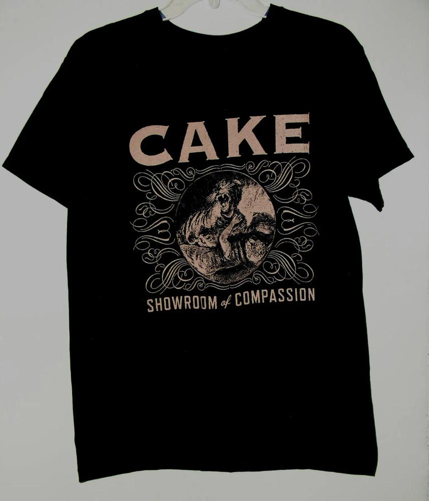 Vtg CAKE Band Album Music Heavy Cotton Black Full Size Unisex Shirt Unisex T-Shirt XL