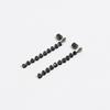 BIMBA Y LOLA [25FW] BIMBA Y LOLA Black Heart Crystal Earrings B256AIW013BKF