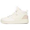 Slip Resistant Abrasion Resistant High Top Skateboard Shoes Women's White Lotus Gray 922118026-2