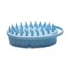 Reusable Silicone Bath Brush With Hanging Hook For Effective Skin Cleansing