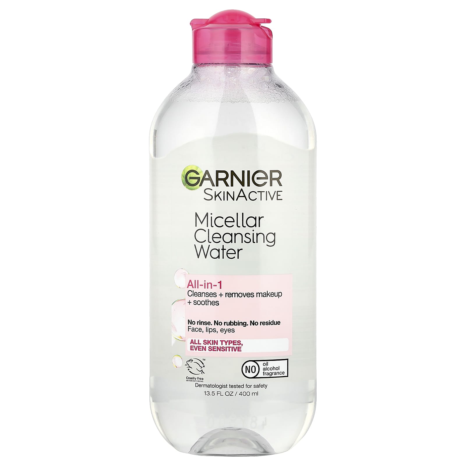 

SkinActive, Мицеллярная очищающая вода, Все-в-одном, 400 мл (13,5 жидких унций)