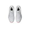 Asics Gelhoop V17 Pohodlné nošení Tlumení nárazů Protiskluzové Odolné Prodyšné Středně vysoké basketbalové boty Unisex tenisky Bílá Červená 1063A096-105