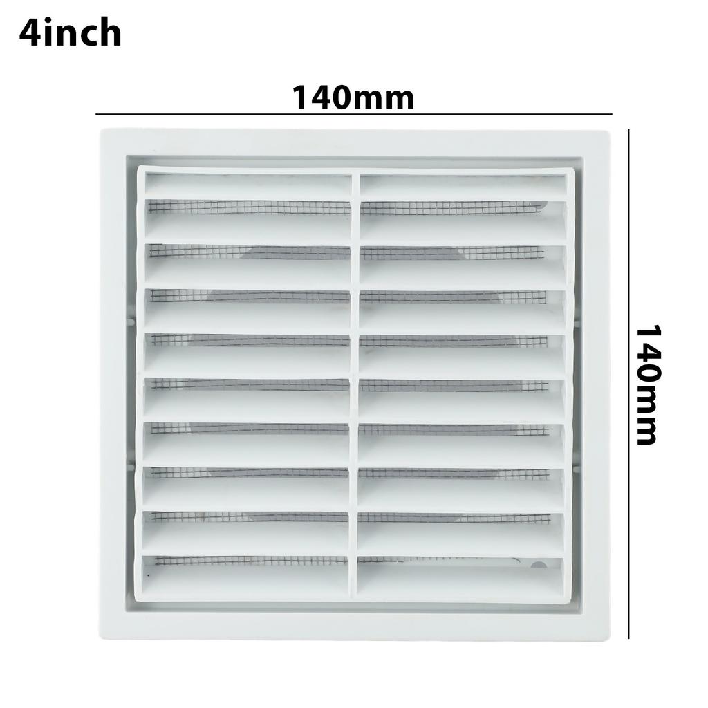White Grille Air Outlet 100MM/125M/150MM Auxiliary Materials