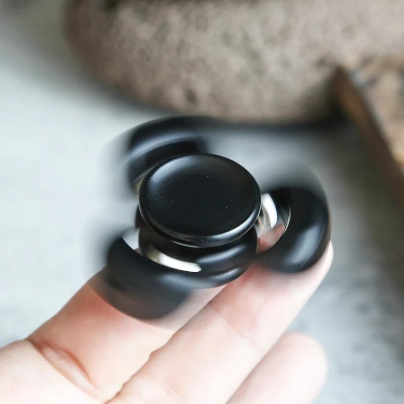 Horizon Rustfrit Stål Fidget Spinner Legetøj - Fingertip Gyroskop Hånd Spinner Afstressnings Gyroskop - Voksen EDC Fidget Legetøj