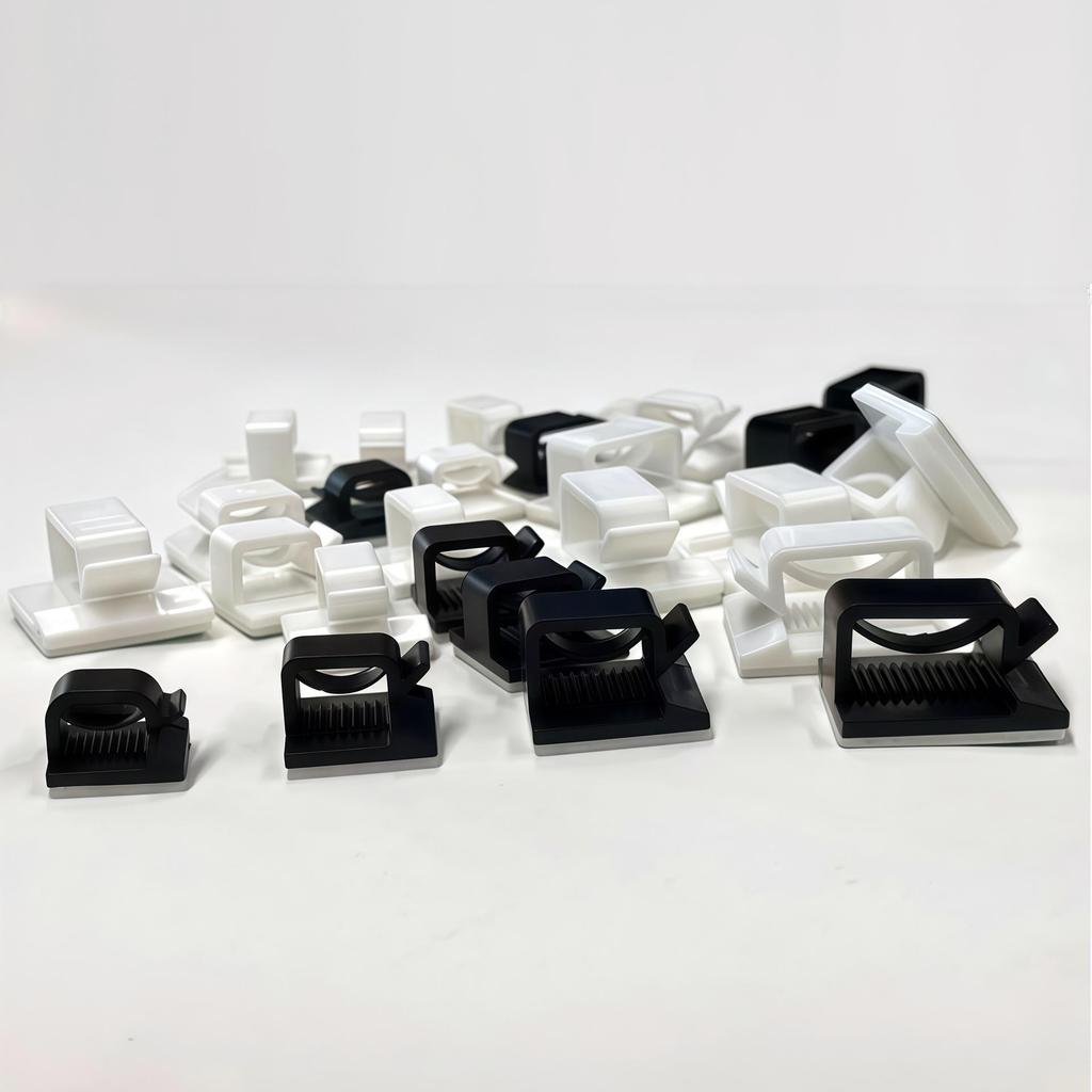 Clip Organizador de Cables Autoadhesivo para Enrutamiento de Cables